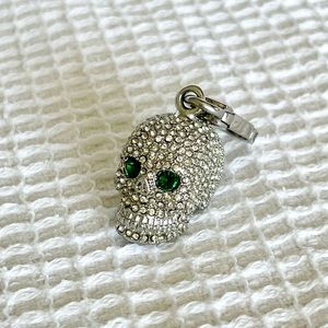 Vintage Juicy Couture Crystal Pave Skull